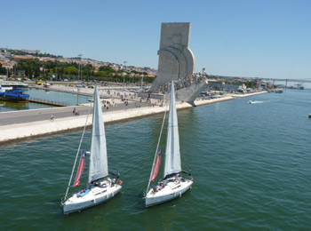 Регулярные групповые прогулки на яхте в Лиссабоне: днем и на закате
